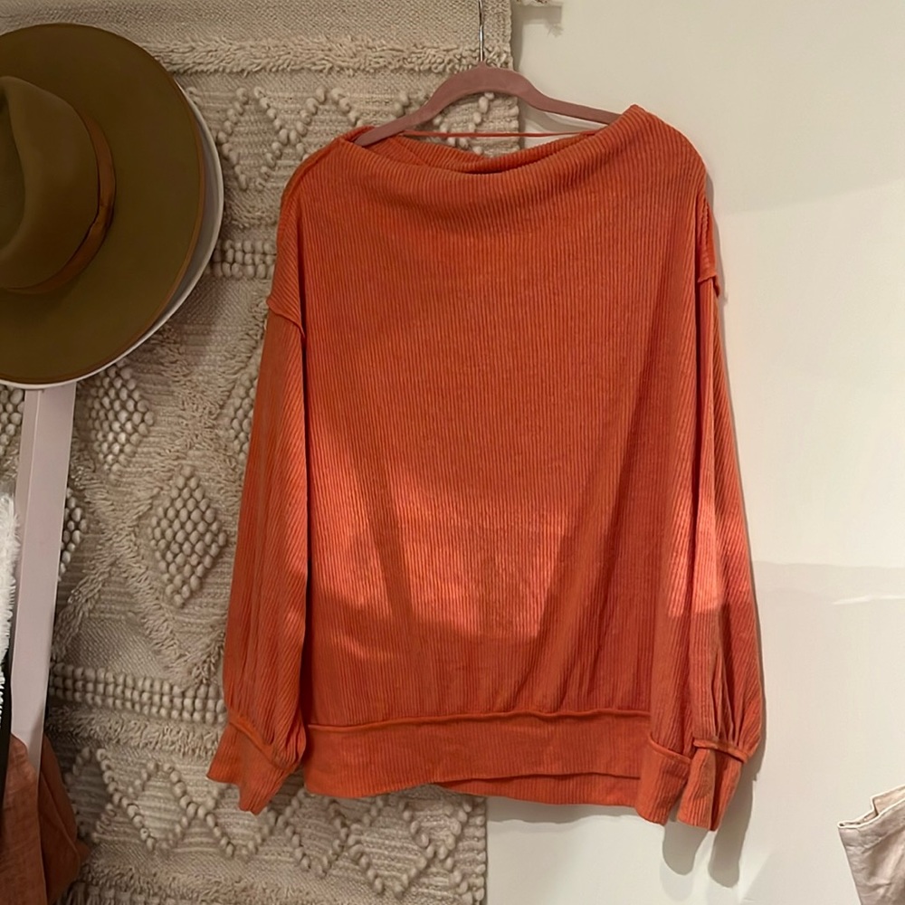 Fp slouch neck / off the shoulder sweater